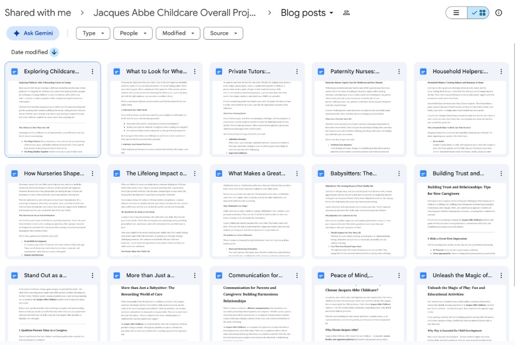 Jacques Abbe blog posts grid