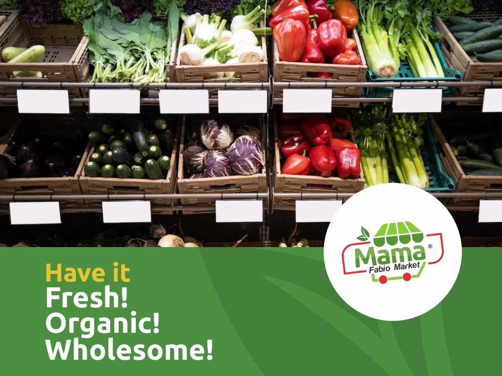 Mama Fabio Market fresh organic banner