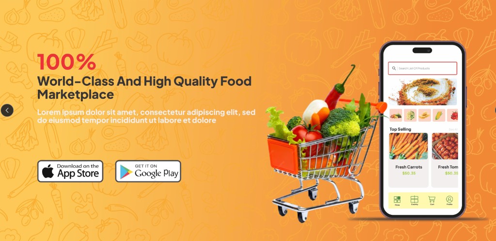 Mama Fabio marketplace hero banner
