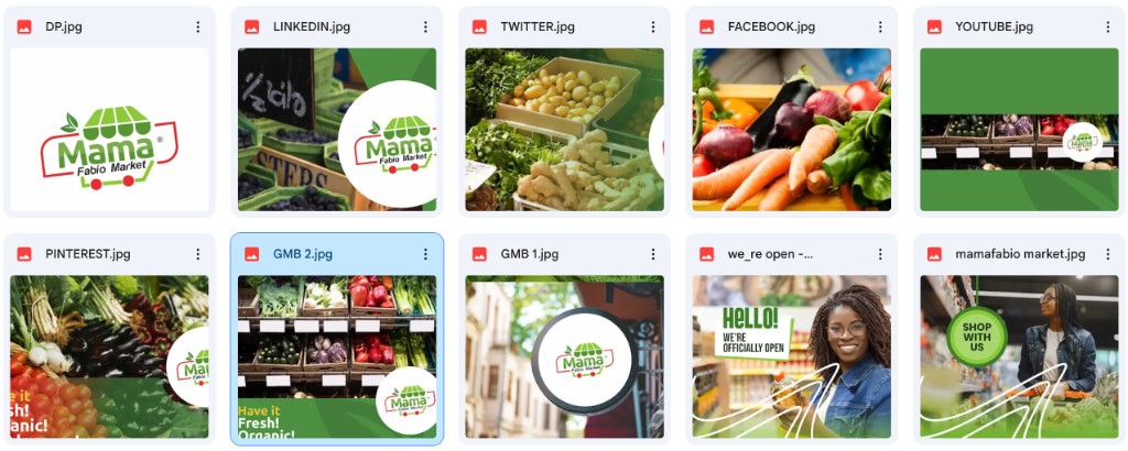 Mama Fabio Market social covers
