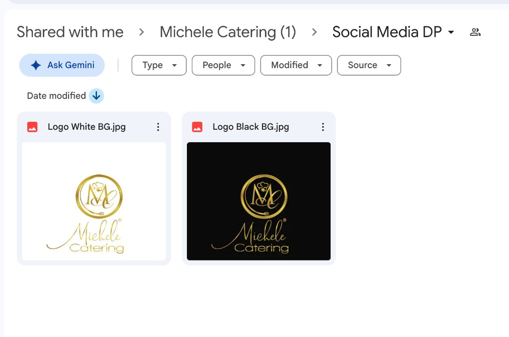 Michele Catering logo variants